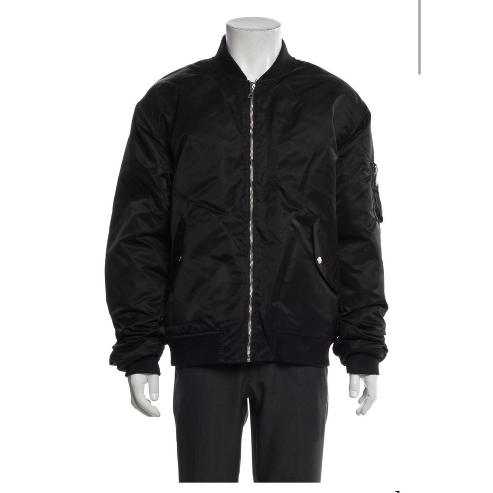 John Elliott Bogota Bomber Jacket Mens XXL Black Full Zip Quilted Flight Coat